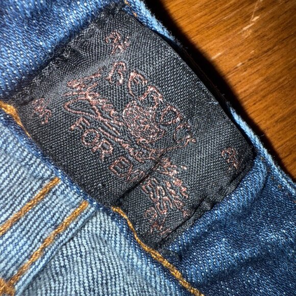 REROCK For Express Jeans Womens Low Rise Boot Cut Vintage Size 6 - Picture 5 of 12